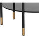 Zuma 23.5 X 21.5 inch Black Outdoor Side Table